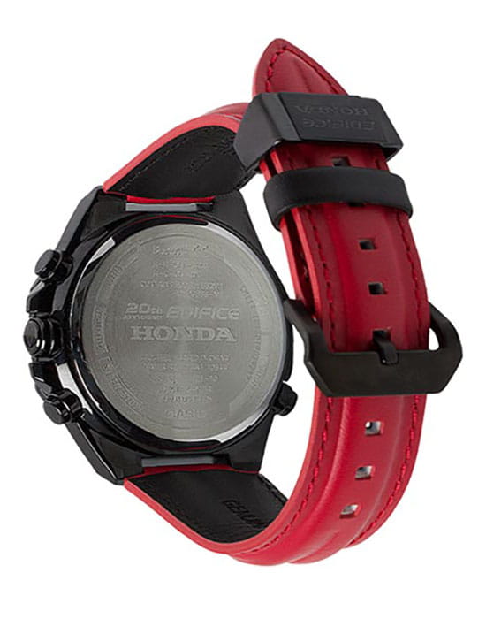 Casio ECB-10HR-1A мужские часы застежка крупным планом